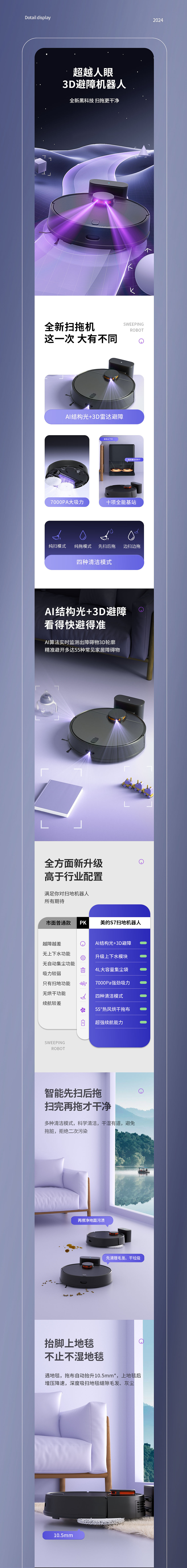 扫拖机器人-详情页（图ZMzgzODM4NDk2） - 电商 - 站酷设计师地雷将军原创素材 - 站酷ZCOOL