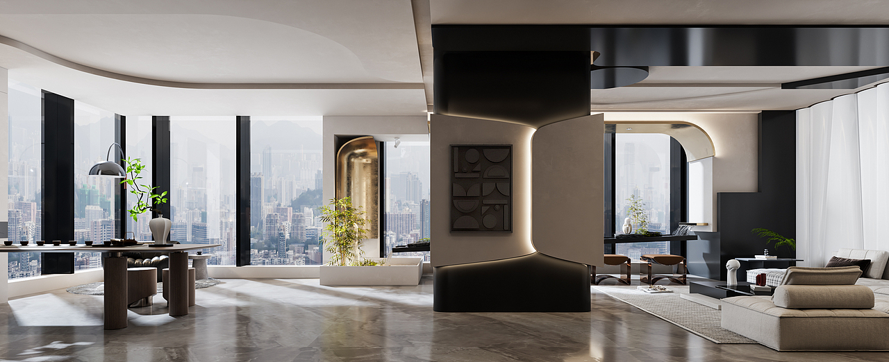 近期渲染丨办公室