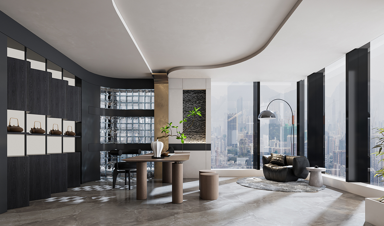 近期渲染丨办公室