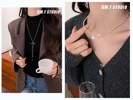 网感丨手机片丨项链丨手链丨耳环丨模特图丨首饰