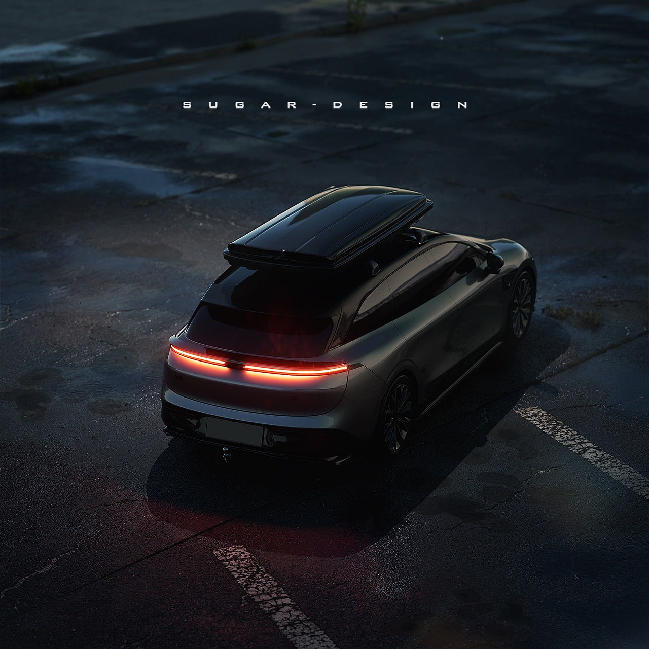 更犀利的风格！极氪007GT猎装车新车预览！（图ZMzgzODU5Njcy） - 交通工具 - 站酷设计师sugarchow原创素材 - 站酷ZCOOL