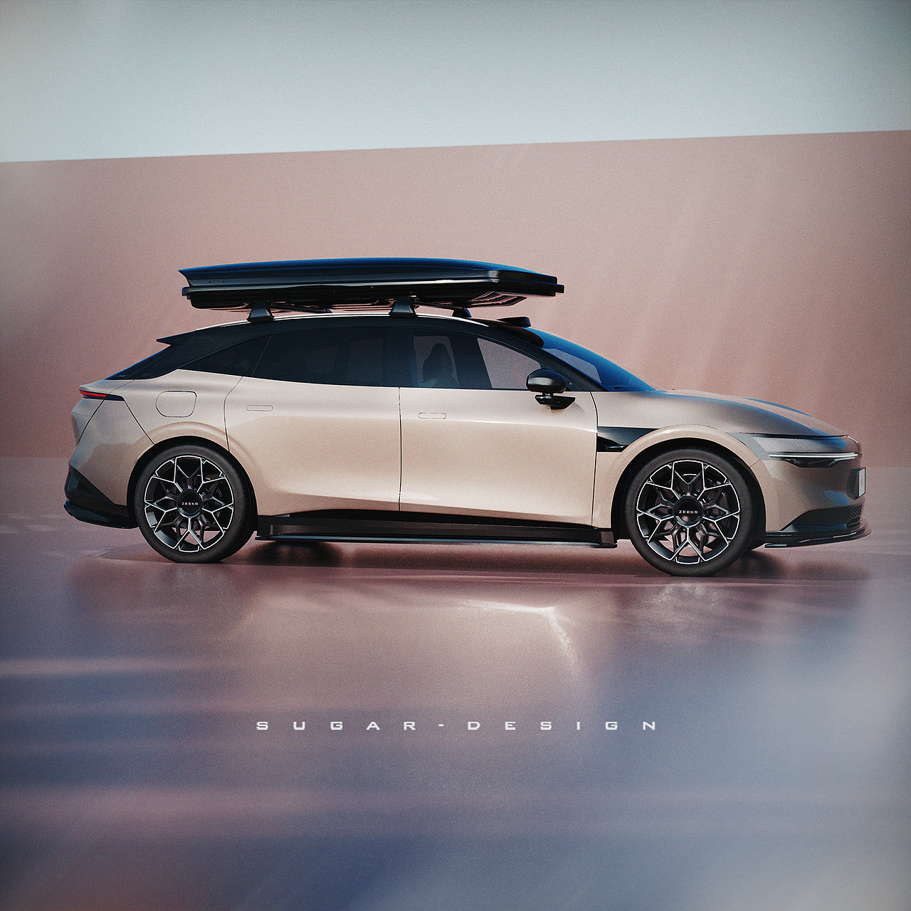 更犀利的风格！极氪007GT猎装车新车预览！（图ZMzgzODYwMTcy） - 交通工具 - 站酷设计师sugarchow原创素材 - 站酷ZCOOL