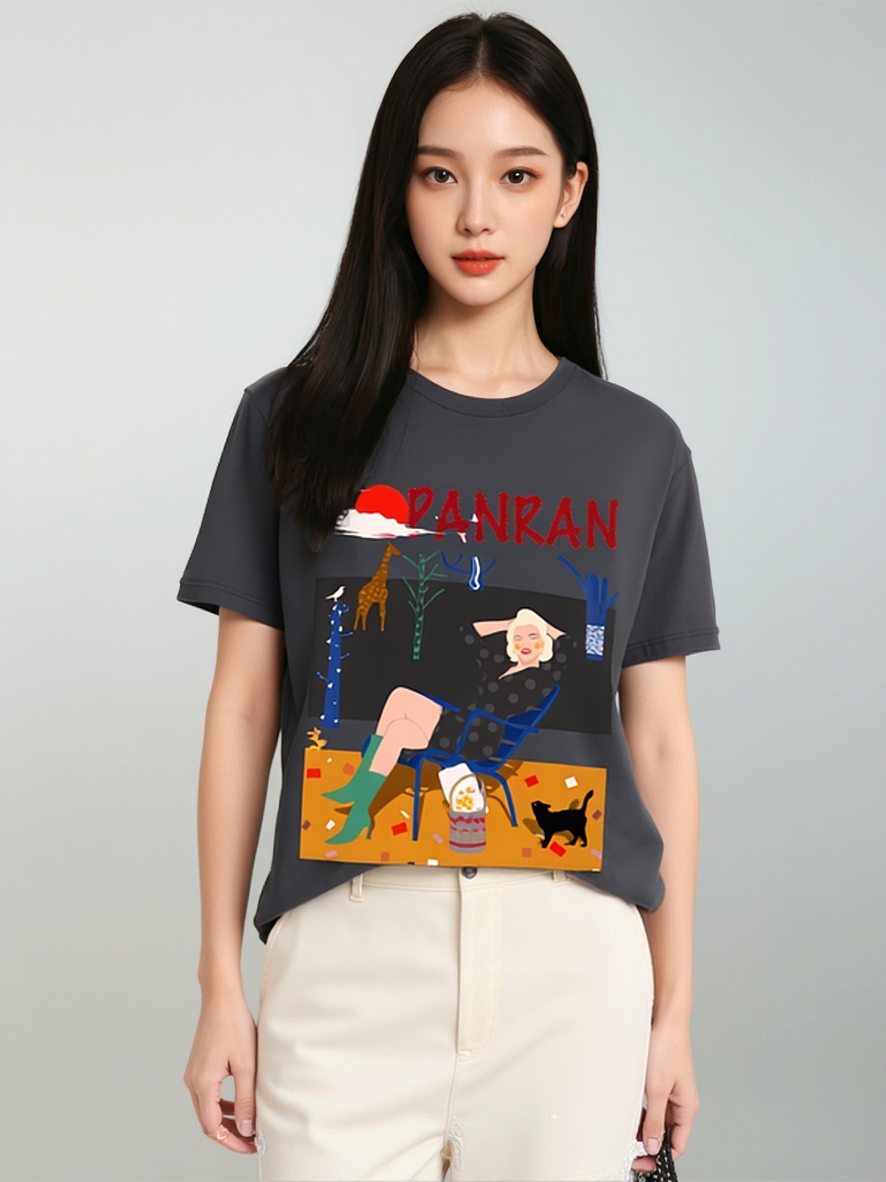 PANRAN设计师品牌《猫和女人》系列（图ZMzgzODY3MDc2） - 休闲/流行服饰 - 站酷设计师暘坤原创素材 - 站酷ZCOOL