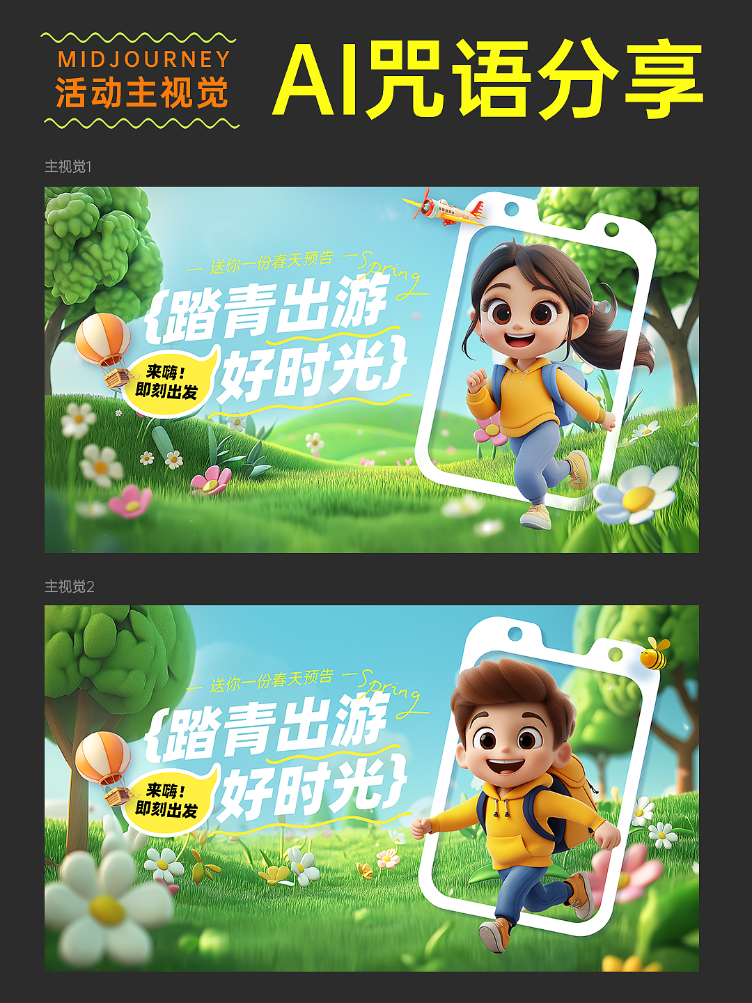 踏青出游好时光 | 活动主视觉