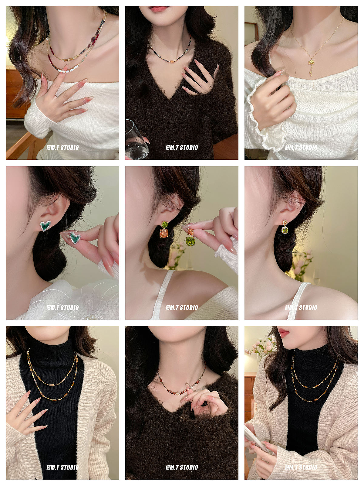 网红风首饰项链