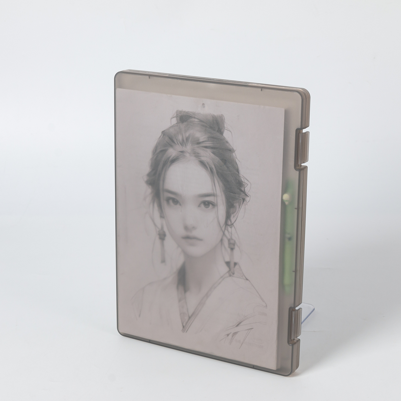 文具/白底/文件盒带夹板/简约