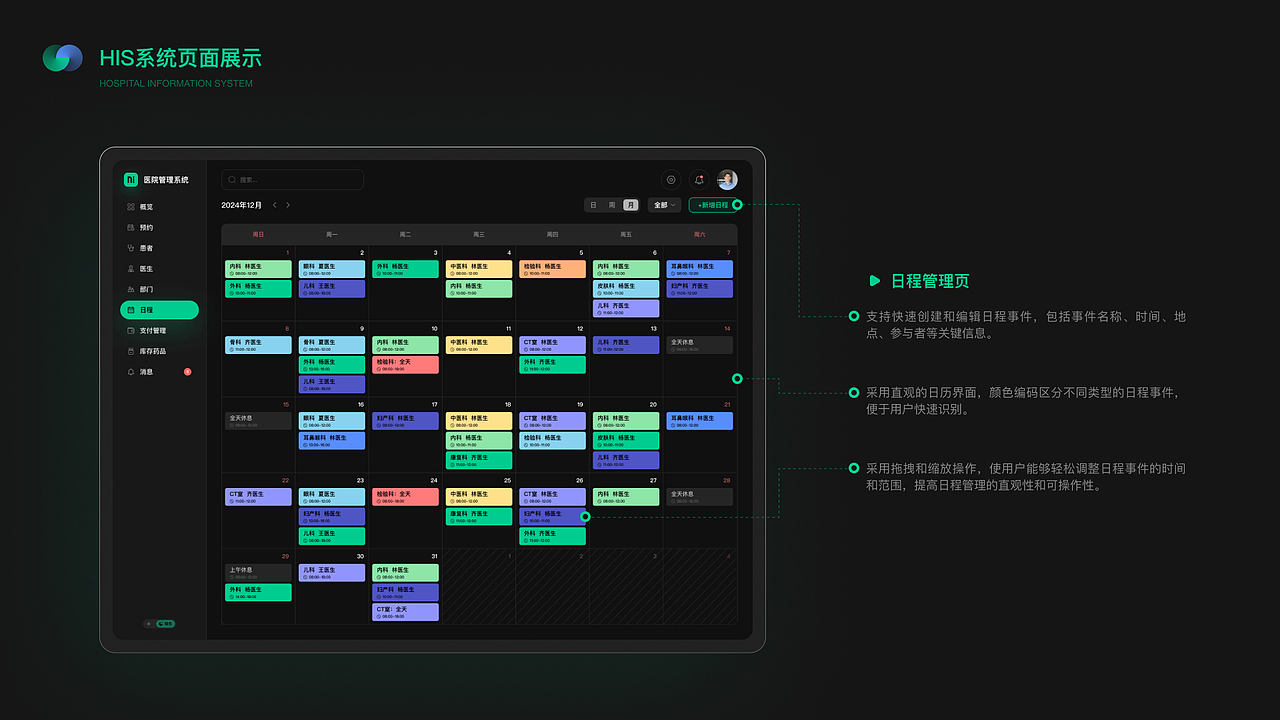 医院信息管理系统界面（图ZMzgzODg0MjAw） - 软件界面 - 站酷设计师ziyuouyan原创素材 - 站酷ZCOOL