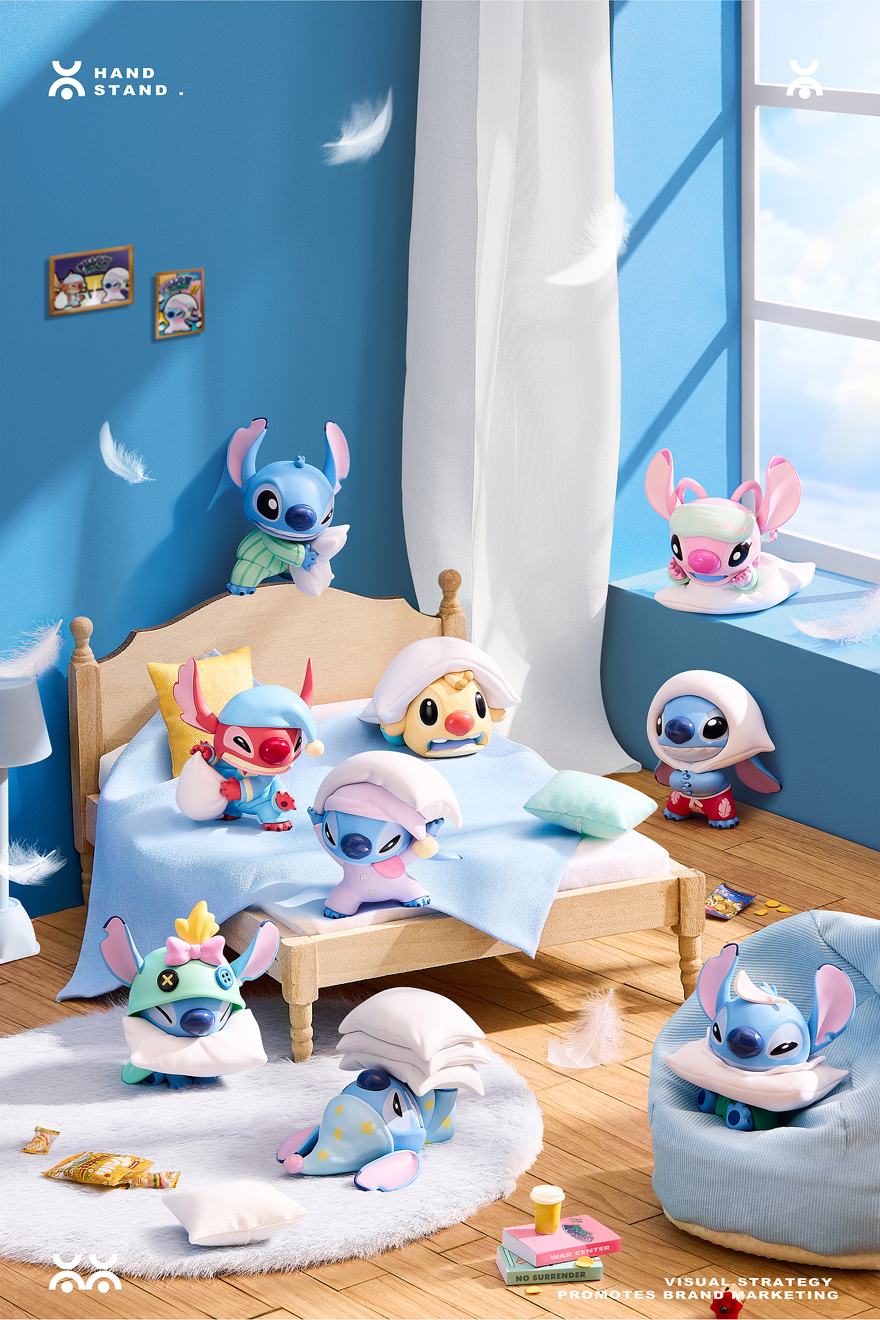 MINISO名创优品|迪士尼|史迪奇|枕头大战