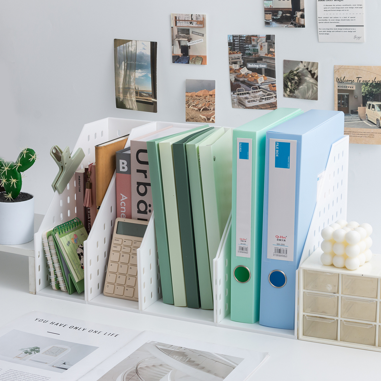 文具/白底/文件栏/简约/小清晰/学生用品/办公用品