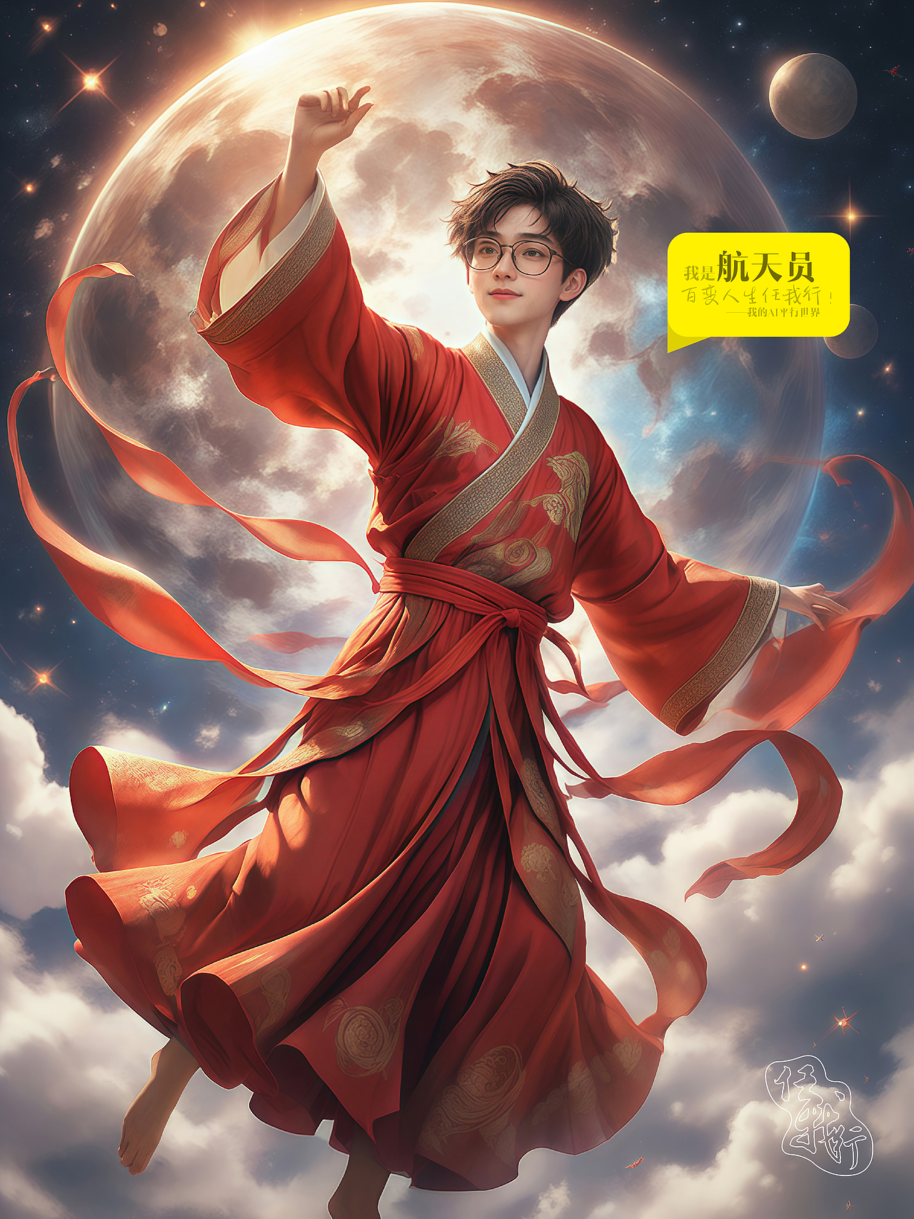 百变人生任我行！ ——我的AI平行世界（图ZMzgzODg2OTQ0） - AI作品 - 站酷设计师泉韦原创素材 - 站酷ZCOOL