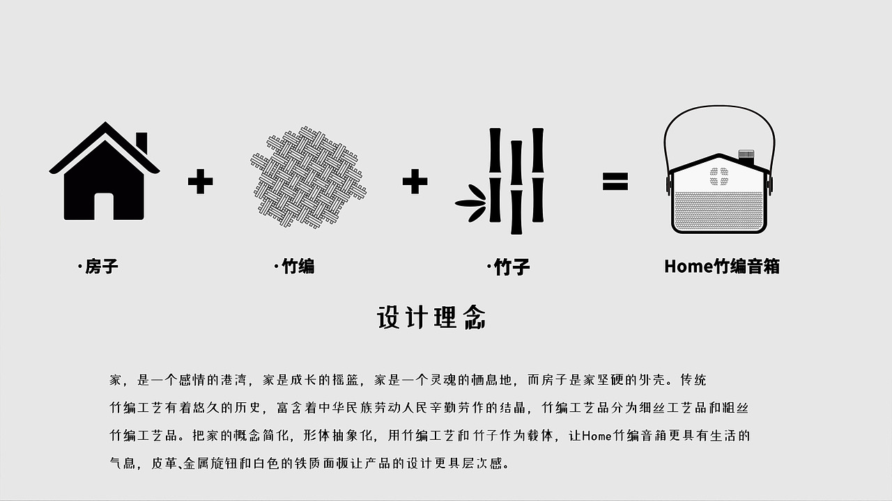 Home竹编音箱设计