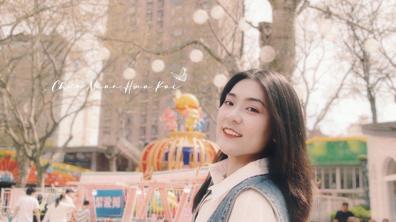 Lily 晚樱时节 公园Sakura