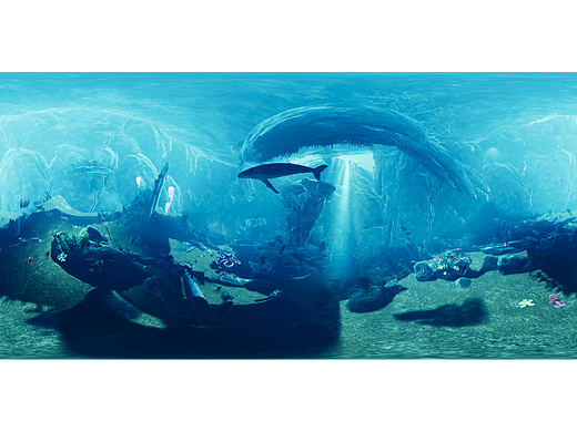 UE全景制作 CAVE展示 场景渲染