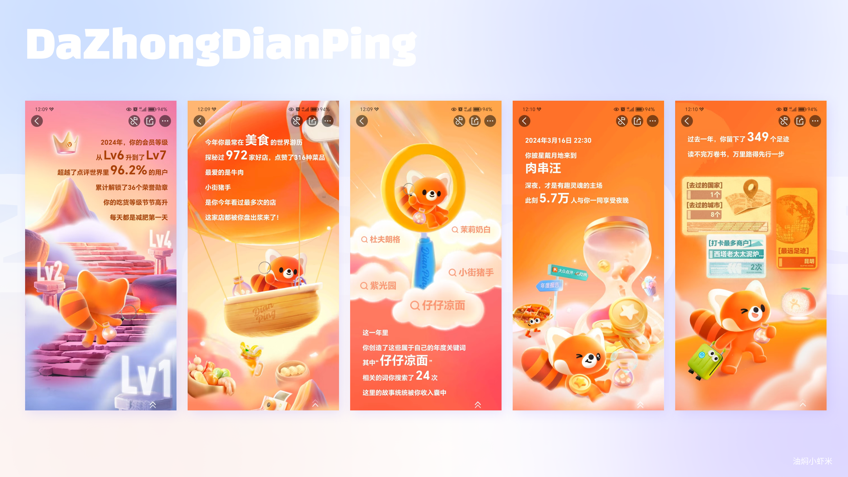 【全网最全17个APP年终总结】情感化设计&运营视觉设计的典型案例（图ZMTUwMTE2NDA=） - 教程 - 站酷设计师油焖小虾米原创素材 - 站酷ZCOOL
