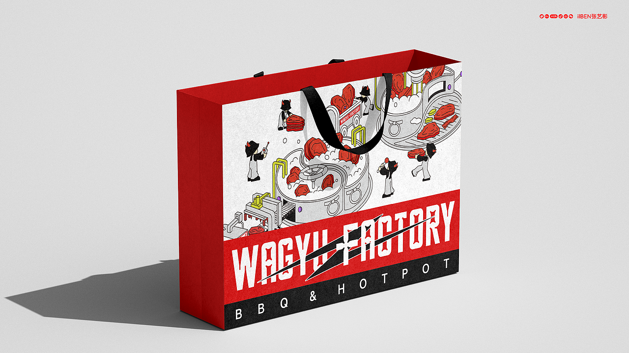 WagyuFACTORY 餐饮品牌设计(图ZMzgzOTA5NDY0) - 品牌 - 站酷设计师ilben张艺彬原创素材 - 站酷ZCOOL