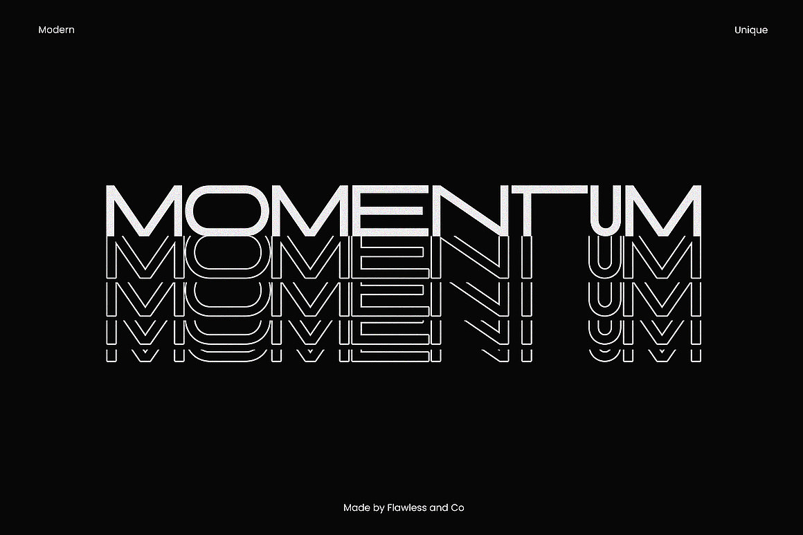 9字重潮流时尚服装广告海报标题无衬线英文字体家族