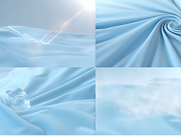 C4D布料编织柔软冰丝面料透气防紫外线