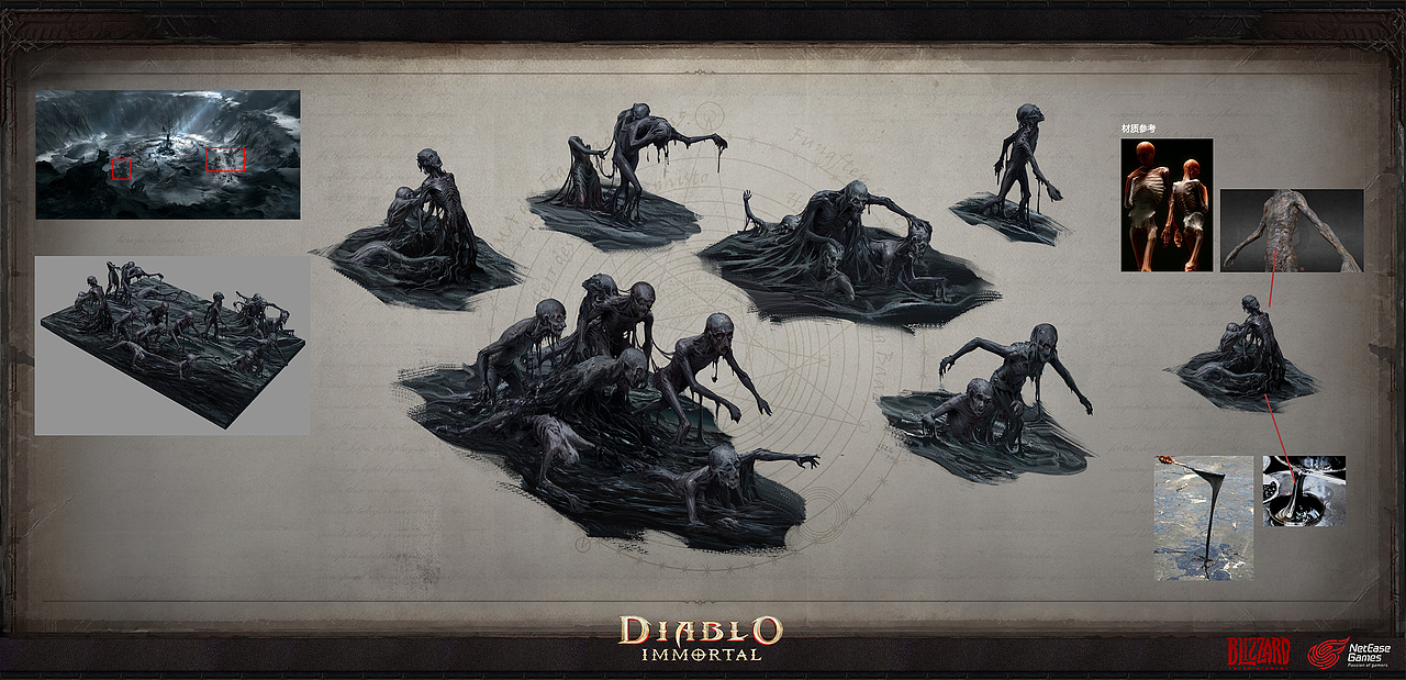 世界皇冠-毁灭之坑-场景组件设计
项目图解禁,这是我为暗黑破坏神不朽世界皇冠-毁灭之坑-场景组件设计。感谢团队的努力让这个场景实装落地。【最终作品展出以官方发布为准】<br>Project illustration unlocked. This is the component design I made for World Crown - Pit of Destruction of Diablo Immortal. Thanks to the efforts of the team for making this scene implemented. 【The final work exhibition is subject to the official release. 】