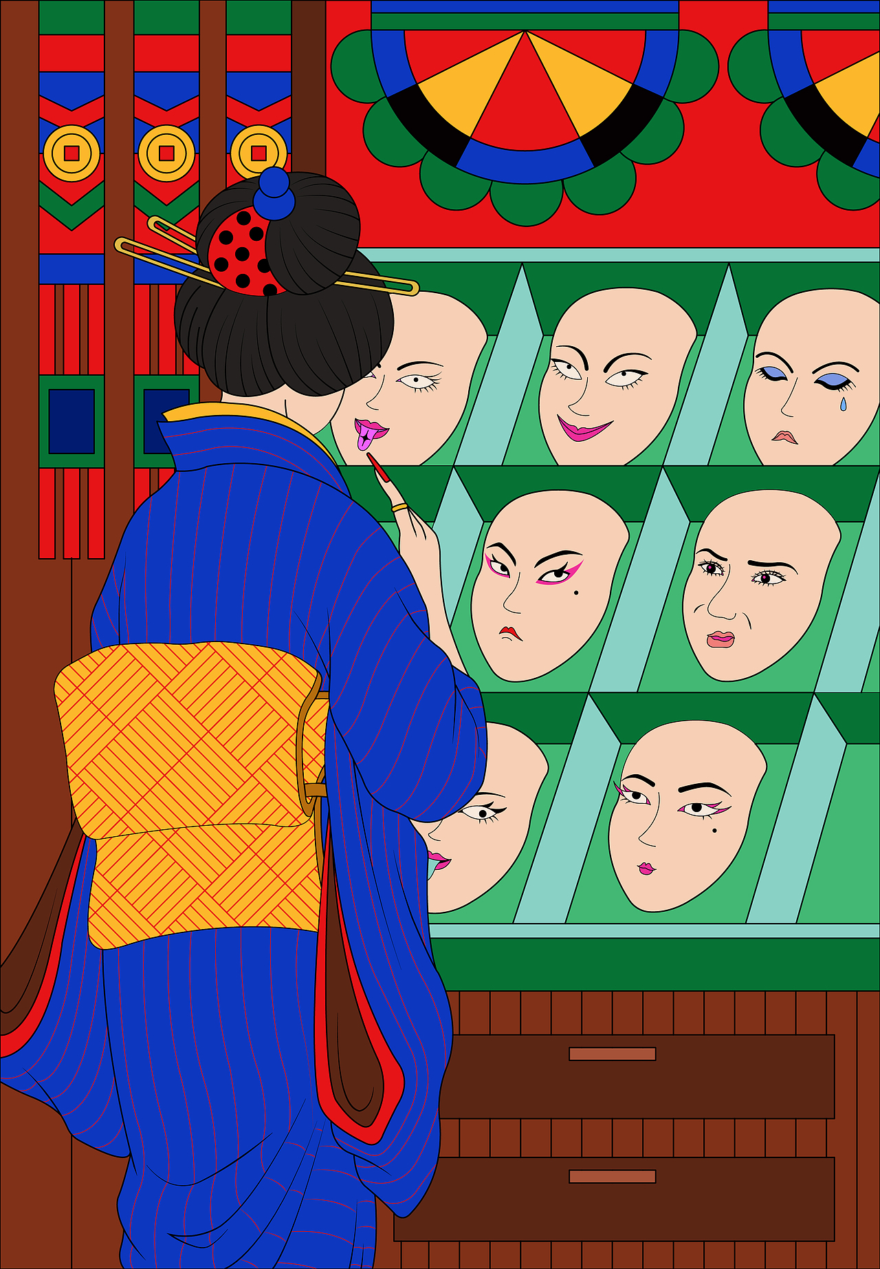 还有这样的“浮世绘”（图ZMzgzOTIzOTA0） - 艺术插画 - 站酷设计师zzz03原创素材 - 站酷ZCOOL