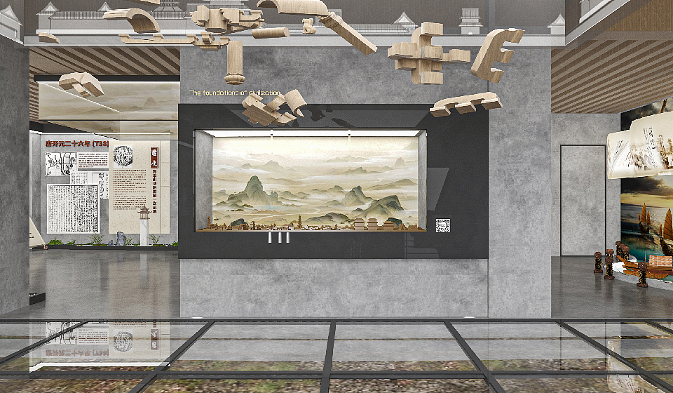 定海古城展馆｜ 三石三斤作品（图ZMzgzOTI0NDA0） - 展陈设计 - 站酷设计师三石三斤Brand原创素材 - 站酷ZCOOL