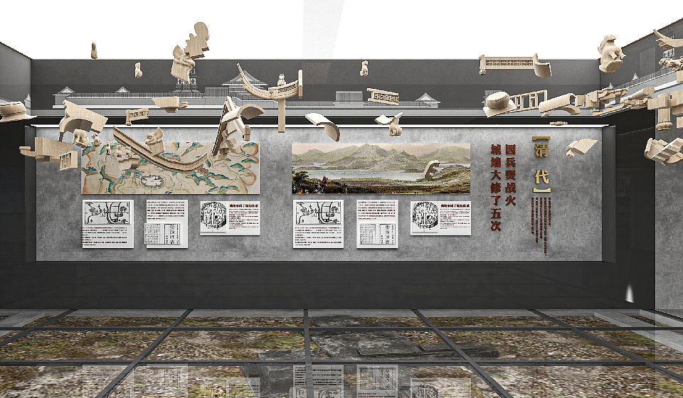 定海古城展馆｜ 三石三斤作品（图ZMzgzOTI0NDA4） - 展陈设计 - 站酷设计师三石三斤Brand原创素材 - 站酷ZCOOL