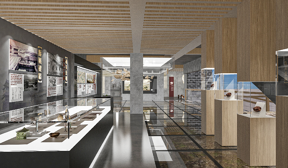 定海古城展馆｜ 三石三斤作品（图ZMzgzOTI0NDIw） - 展陈设计 - 站酷设计师三石三斤Brand原创素材 - 站酷ZCOOL