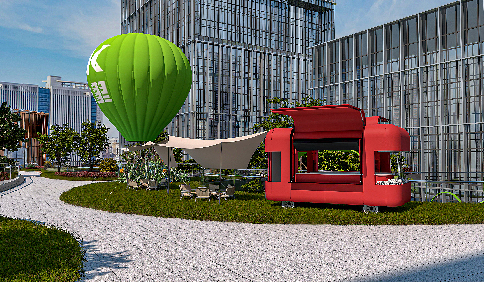 前洋里商务中心氛围包装 | 三石三斤作品（图ZMzgzOTI1NDg4） - 景观设计 - 站酷设计师三石三斤Brand原创素材 - 站酷ZCOOL