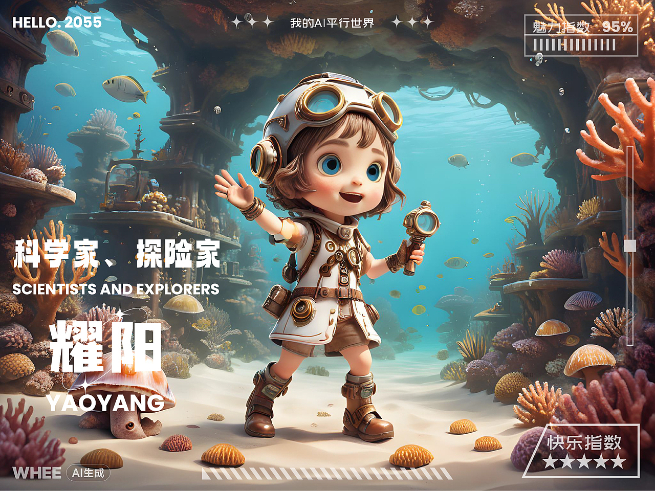 来自2055年的科学家、探险家耀阳
