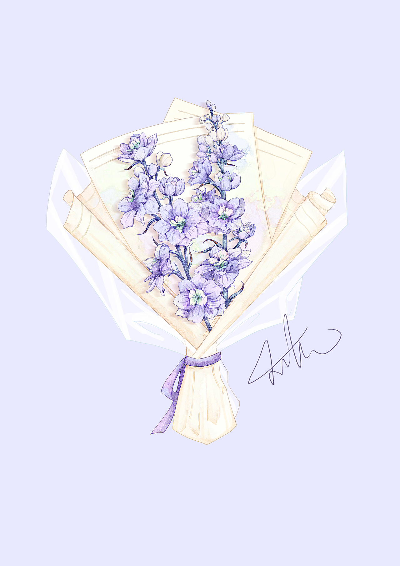 水彩花束（图ZMzgzOTM5NTI4） - 商业插画 - 站酷设计师玩生原创素材 - 站酷ZCOOL