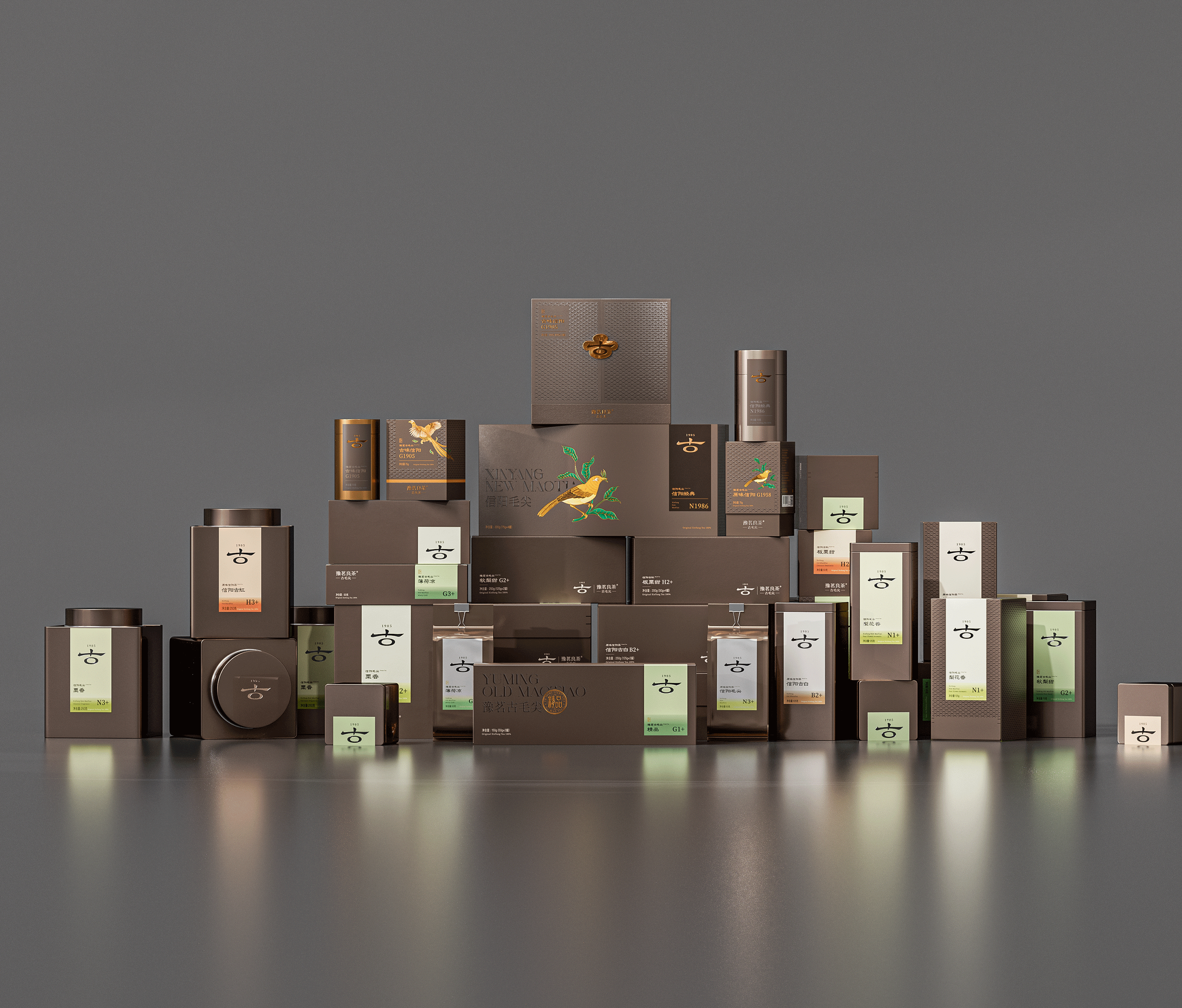 琢创意&times;豫茗良茶丨《豫茗古毛尖》茶品牌全案升级设计