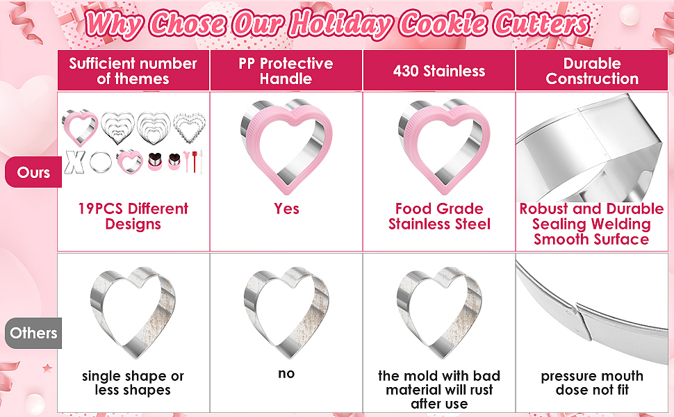 情人节饼干模具亚马逊