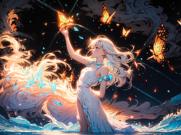 冰火之心⎮AI+板绘插画创作