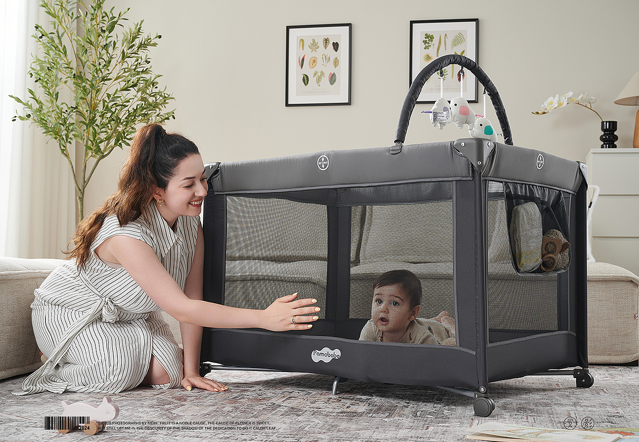 亚马逊产品摄影 | pamobabe婴童床拍摄