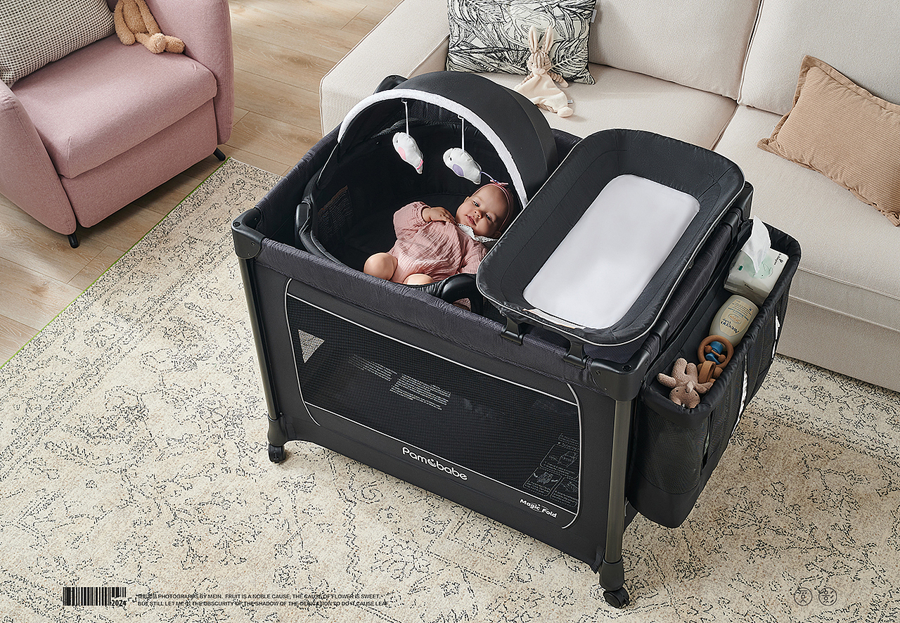 亚马逊产品摄影 | pamobabe婴童床拍摄