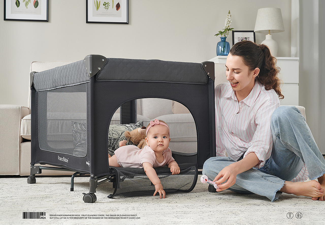 亚马逊产品摄影 | pamobabe婴童床拍摄