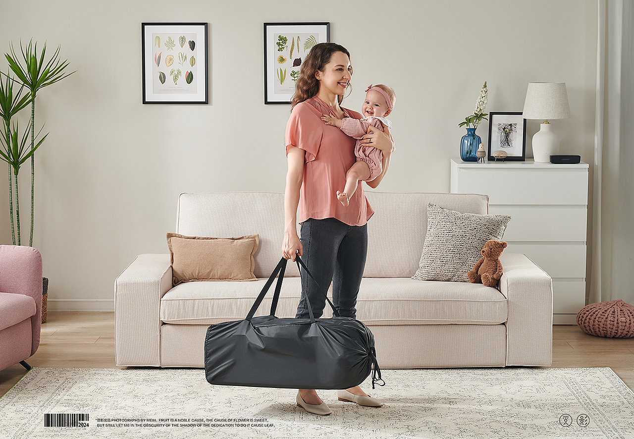 亚马逊产品摄影 | pamobabe婴童床拍摄