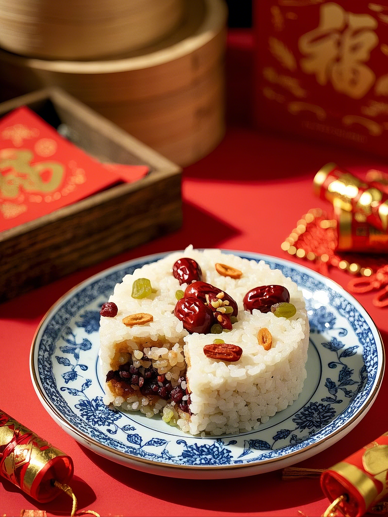 大寒吃消寒糕和糯米饭(1)