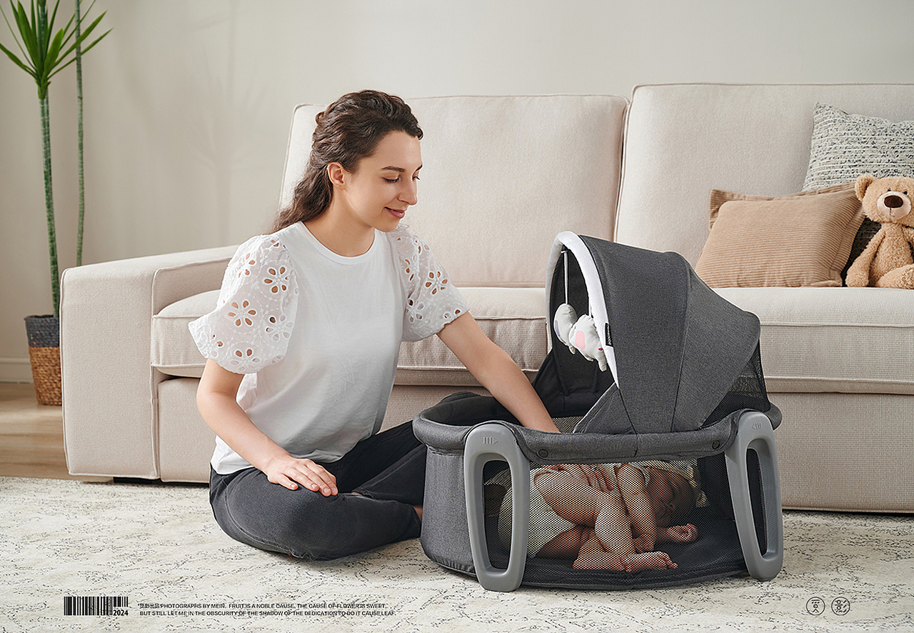 亚马逊产品摄影 | pamobabe婴童床拍摄