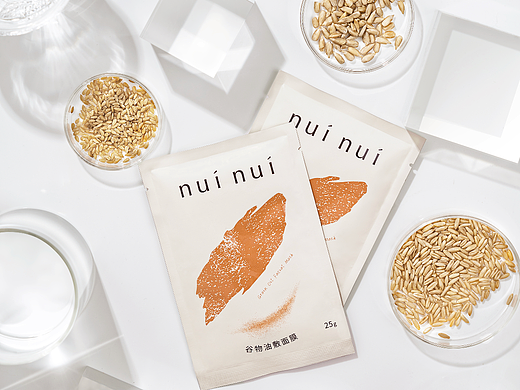 静物摄影｜nuinui谷物清洁面膜拍摄