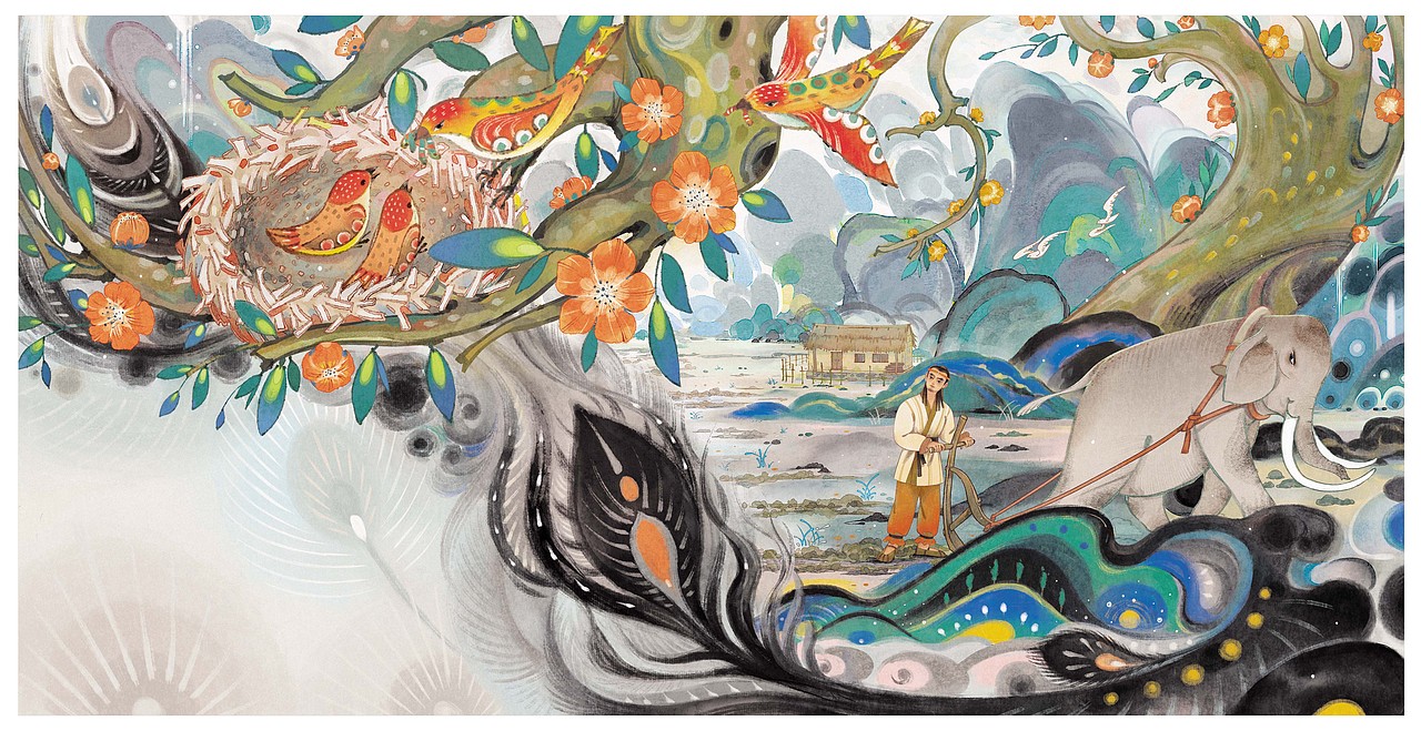 中国神话系（图ZMzgzOTc4NzQ4） - 绘本 - 站酷设计师夏子萤原创素材 - 站酷ZCOOL