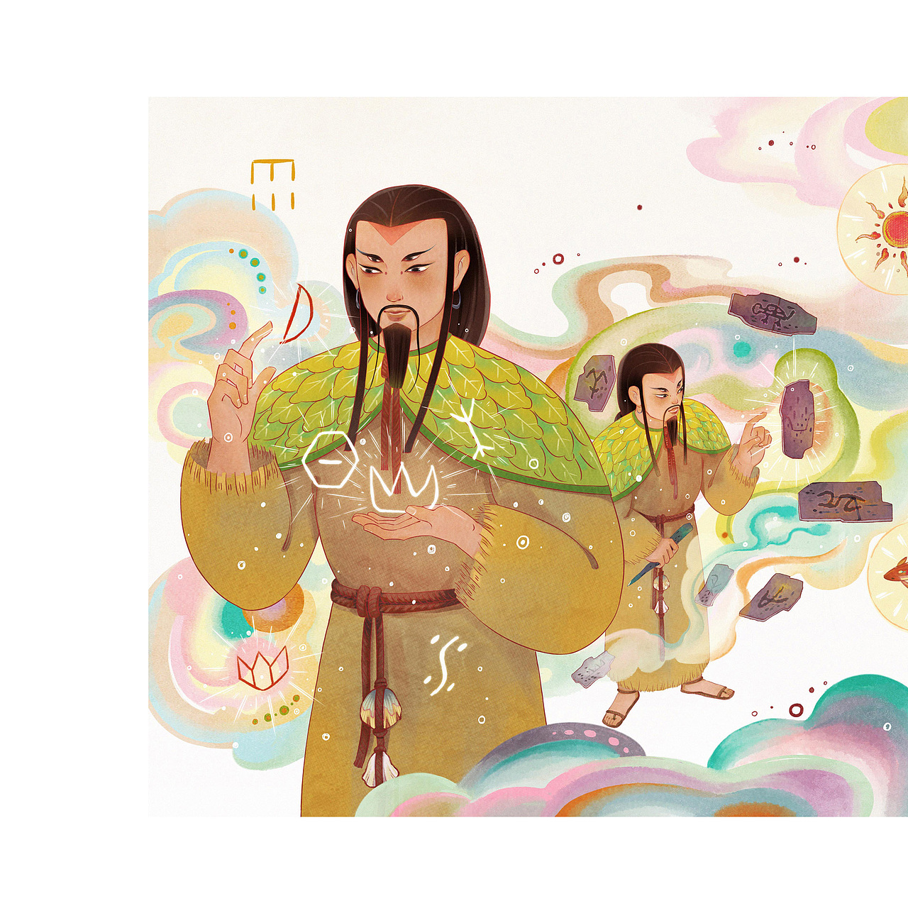 中国神话系（图ZMzgzOTc4NzMy） - 绘本 - 站酷设计师夏子萤原创素材 - 站酷ZCOOL