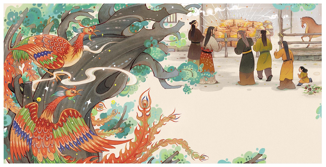 中国神话系（图ZMzgzOTc4NzYw） - 绘本 - 站酷设计师夏子萤原创素材 - 站酷ZCOOL