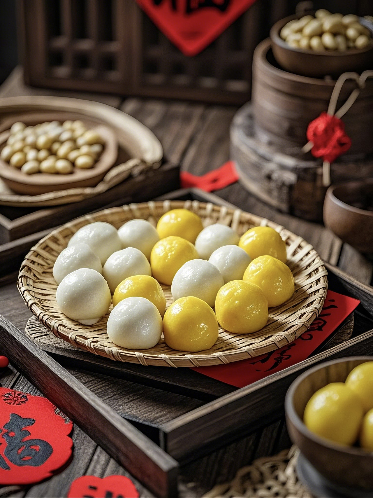 过年习俗: 蒸馒头,粘豆包