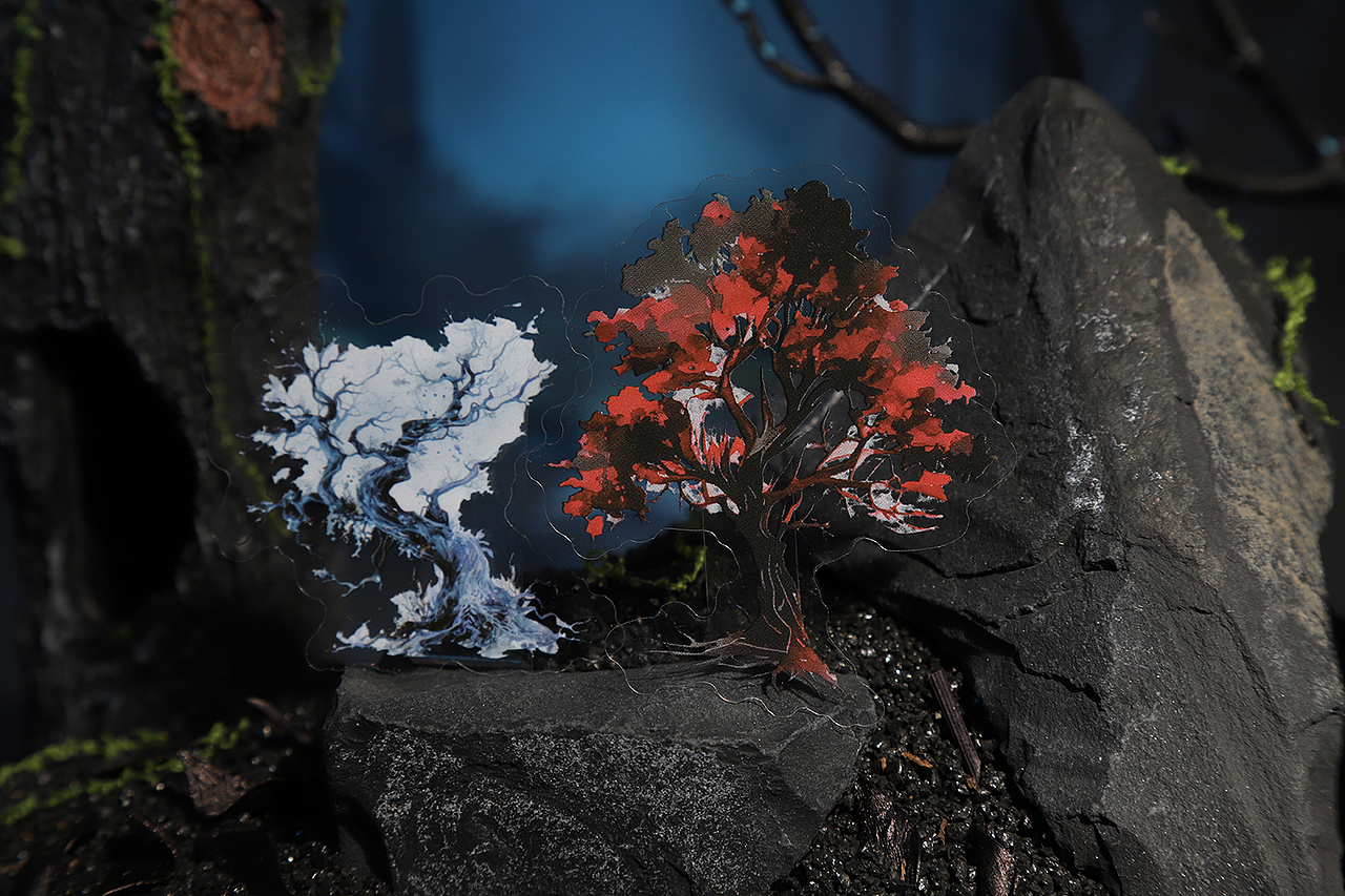 《暗黑森林》树木造景贴纸