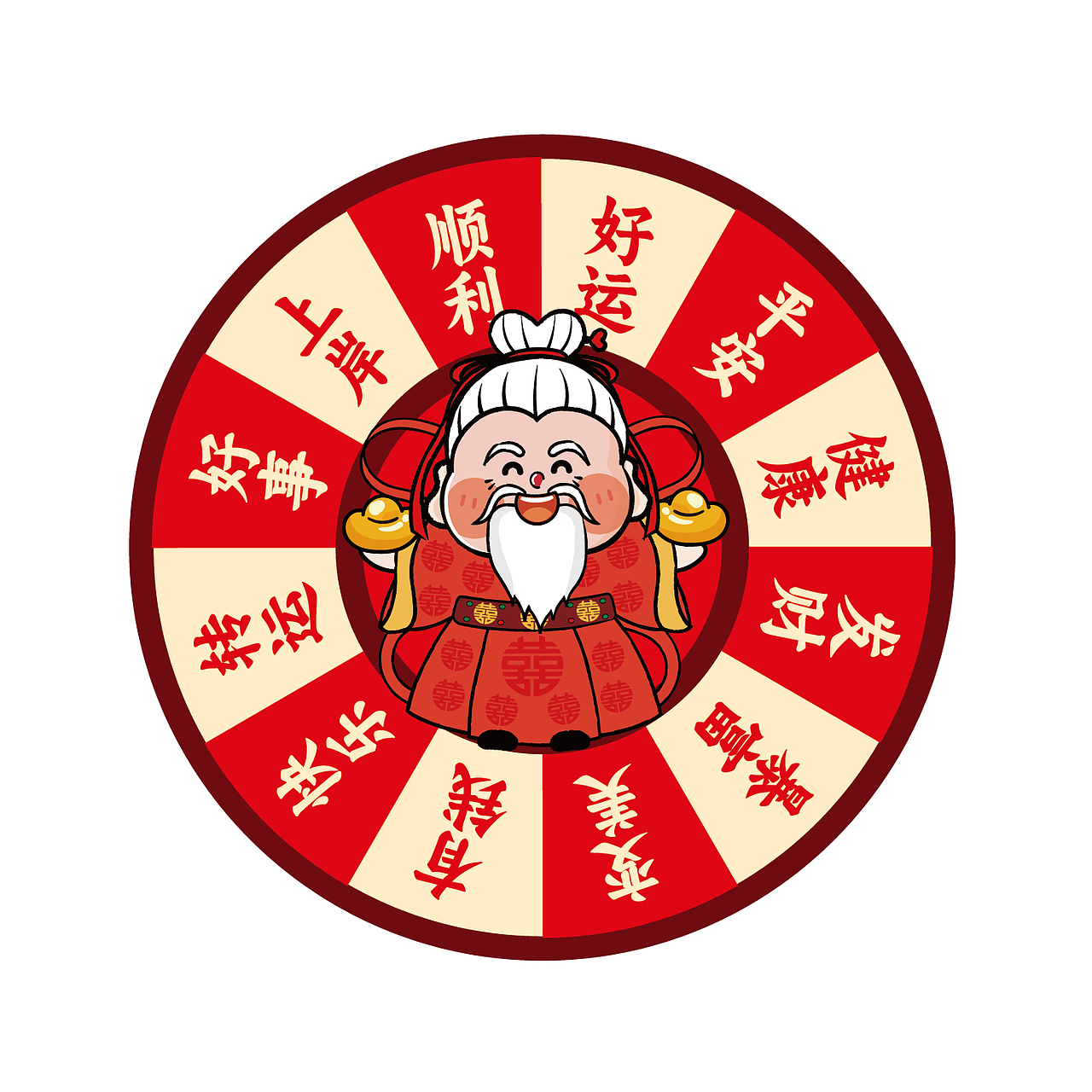 财神驾到IP卡通形象插画转转冰箱贴 可合作（图ZMzgzOTk2MTMy） - 商业插画 - 站酷设计师财神驾到8原创素材 - 站酷ZCOOL