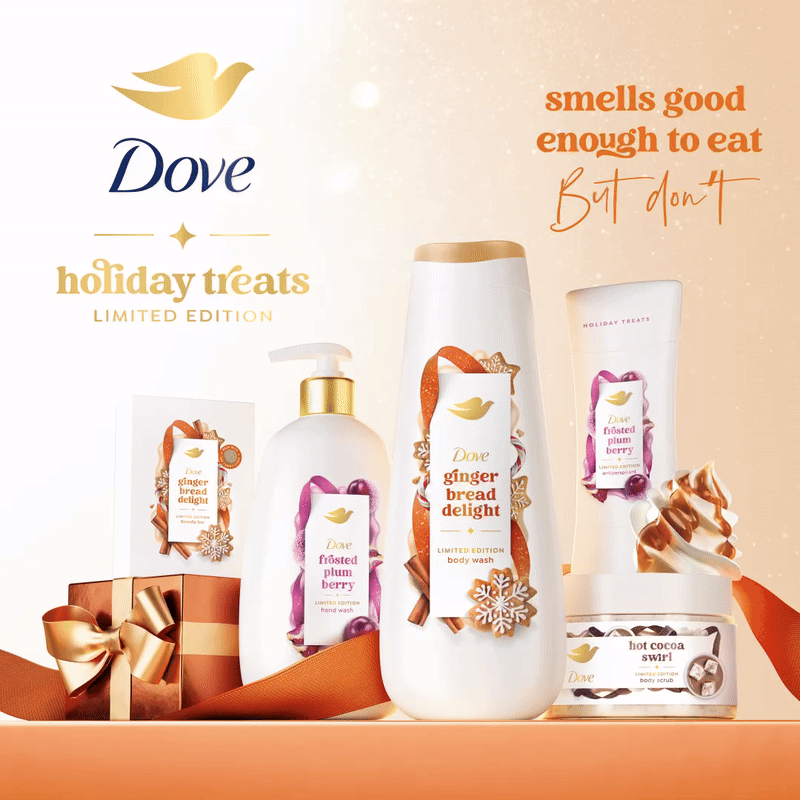 JDO x Dove | 精致甜点的灵感魔法：洗护设计节日创意