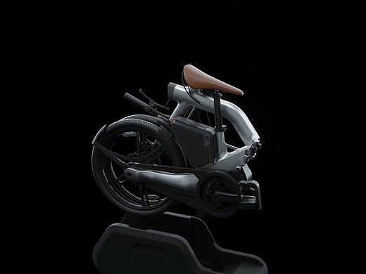 折叠电动自行车Y80（黑色）（个人主页-ZNzEyMjY0MDQ=） - 动画/影视 - 站酷设计师温柔胖冲鸭原创素材 - 站酷ZCOOL