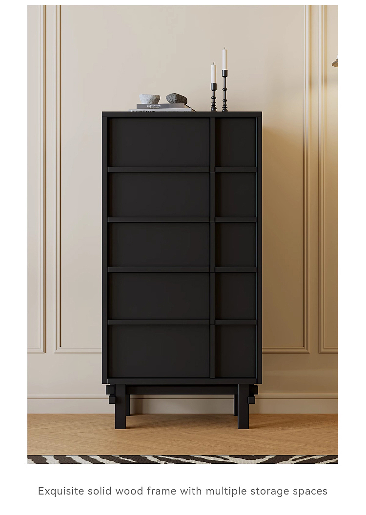 黑胡桃全实木五斗柜