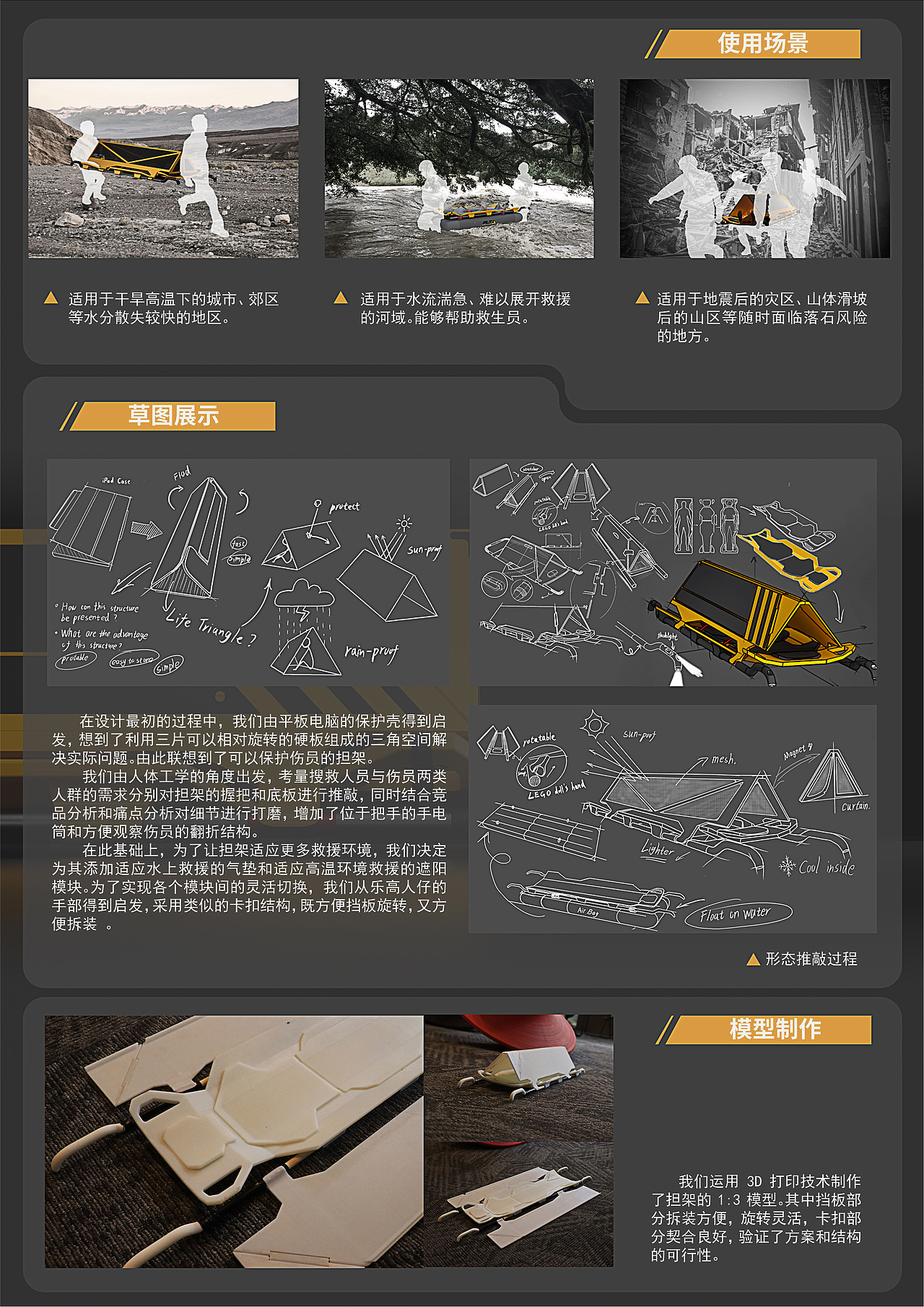 188946应急救援模块化担架设计（图ZMzg0MDMwMTI4） - 其他工业/产品 - 站酷设计师喜气杨杨杨原创素材 - 站酷ZCOOL
