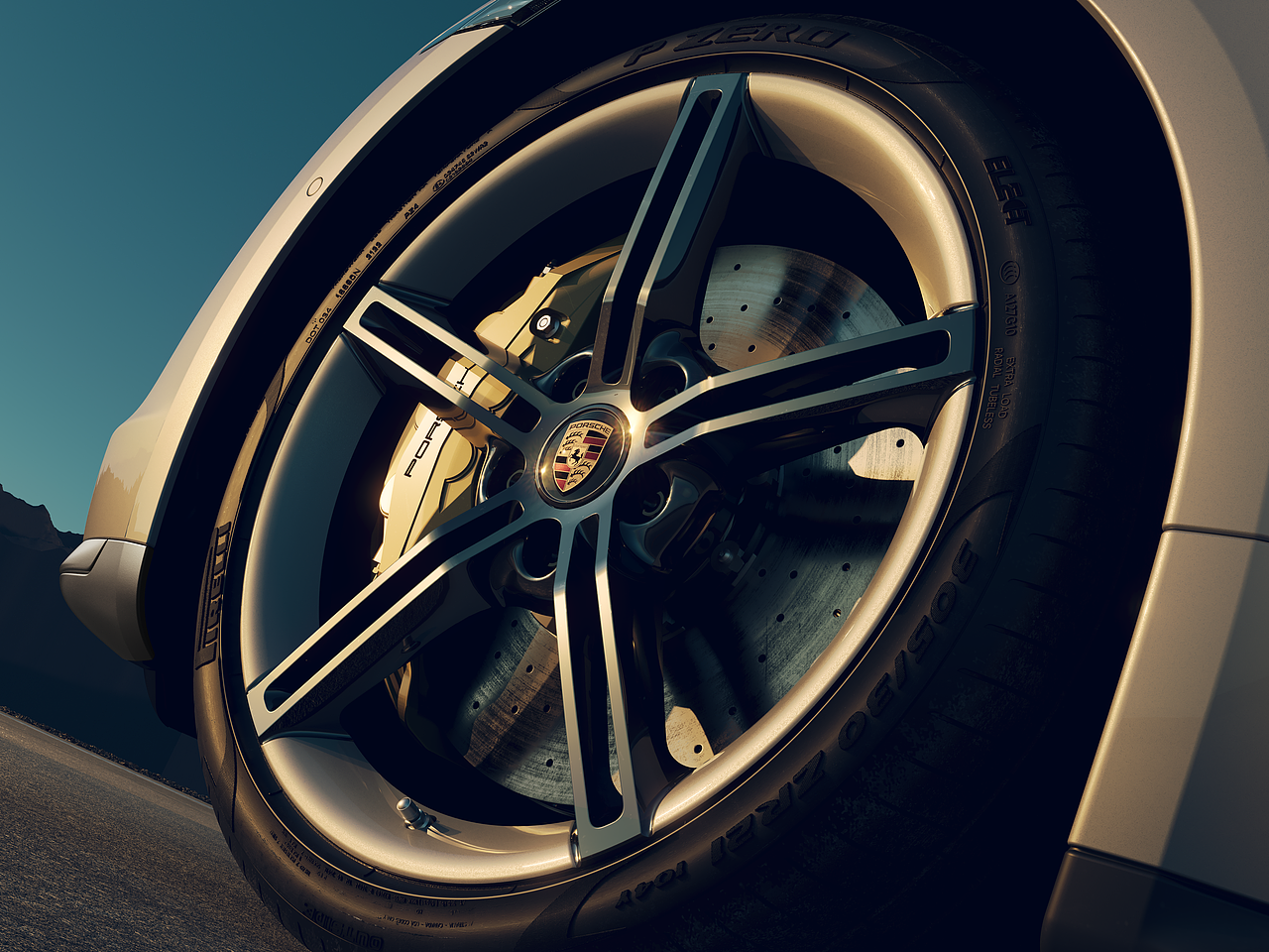 Porsche Taycan Turbo S - Full CG（图ZMzg0MDMwNDU2） - 机械/交通 - 站酷设计师发海原创素材 - 站酷ZCOOL